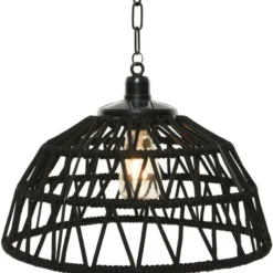 Lumineo Solar Hanglamp Zwart D 38 H 27 Cm