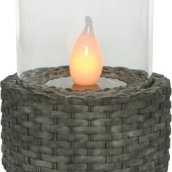 Lumineo Limineo Solar Tafellamp Grijs D 12 H 13,5 Cm