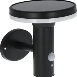 Intratuin LED Solar Wandlamp Matt D 16 H 17 Cm