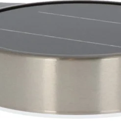 Intratuin LED Solar Wandlamp Sef Zilver D 16 X H 4 Cm