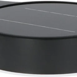 Intratuin LED Solar Wandlamp Sef Zwart D 16 H 4 Cm