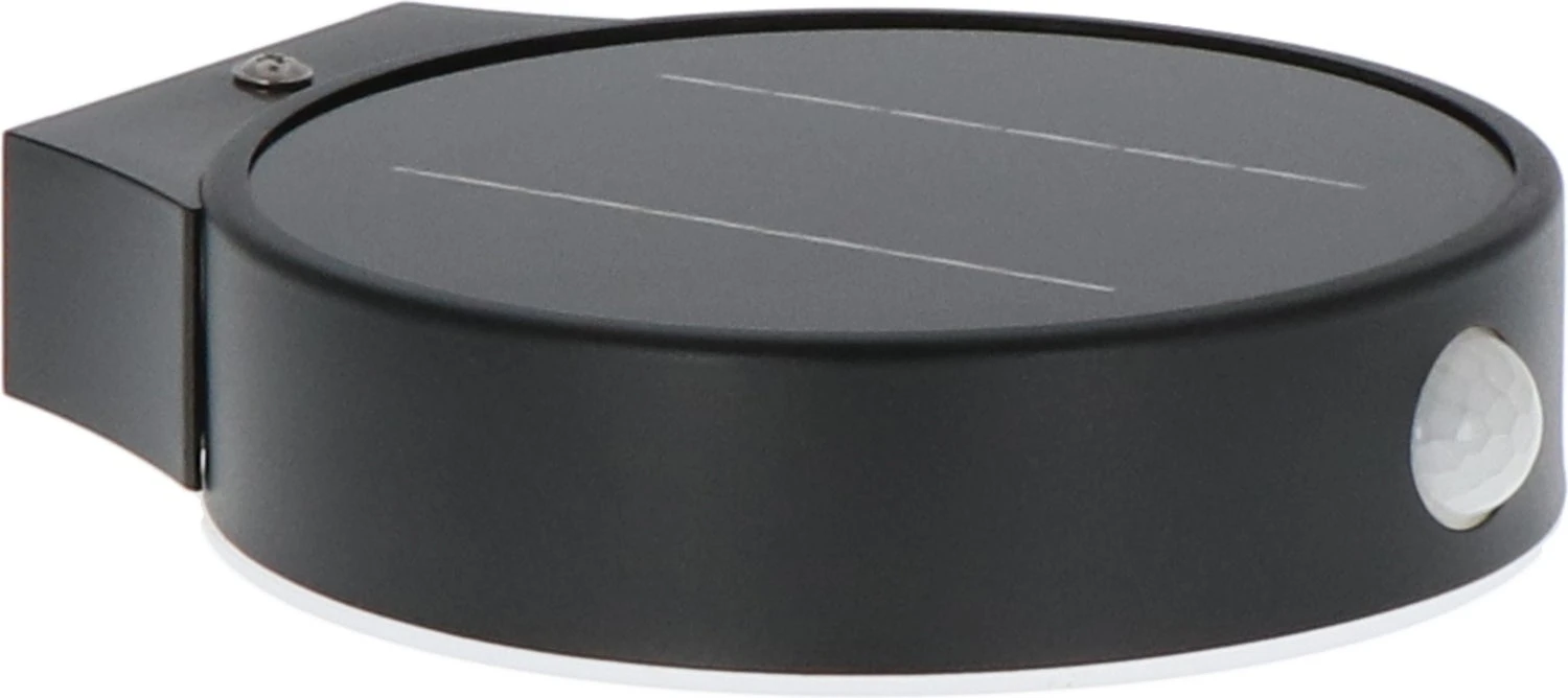 Intratuin LED Solar Wandlamp Sef Zwart D 16 H 4 Cm 3 Intratuin LED Solar Wandlamp Sef Zwart D 16 H 4 Cm