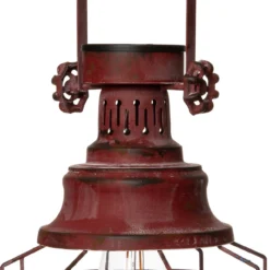 Intratuin Solar Lantaarn Rood D 23 H 30 Cm