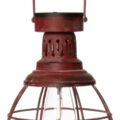 Intratuin Solar Lantaarn Rood D 21 H 30 Cm