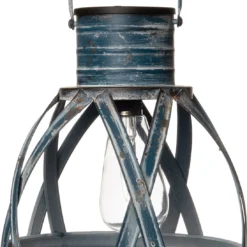 Intratuin Solar Lantaarn Blauw D 22 H 33 Cm