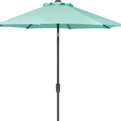 Intratuin Parasol Trinidad Lichtblauw 80+UV D 300 Cm