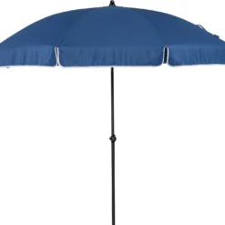 Intratuin Parasol Haiti Blauw 80+UV D 200 Cm