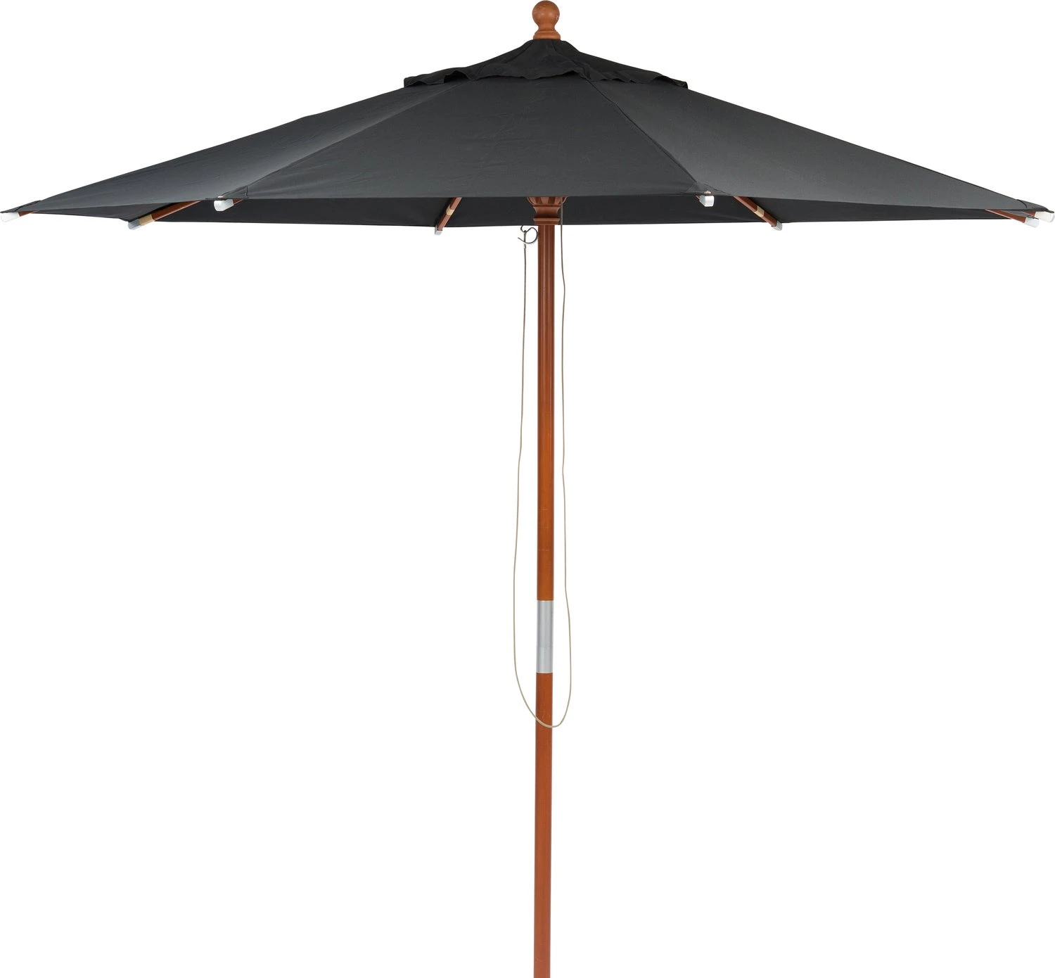 Intratuin Parasol Napoli Zwart 80+UV D 300 Cm 3 Intratuin Parasol Napoli Zwart 80+UV D 300 Cm