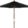 Intratuin Parasol Vienna Zwart 80+UV D 300 Cm -Goedkope Hof Liefde Winkel 8720196116676 0