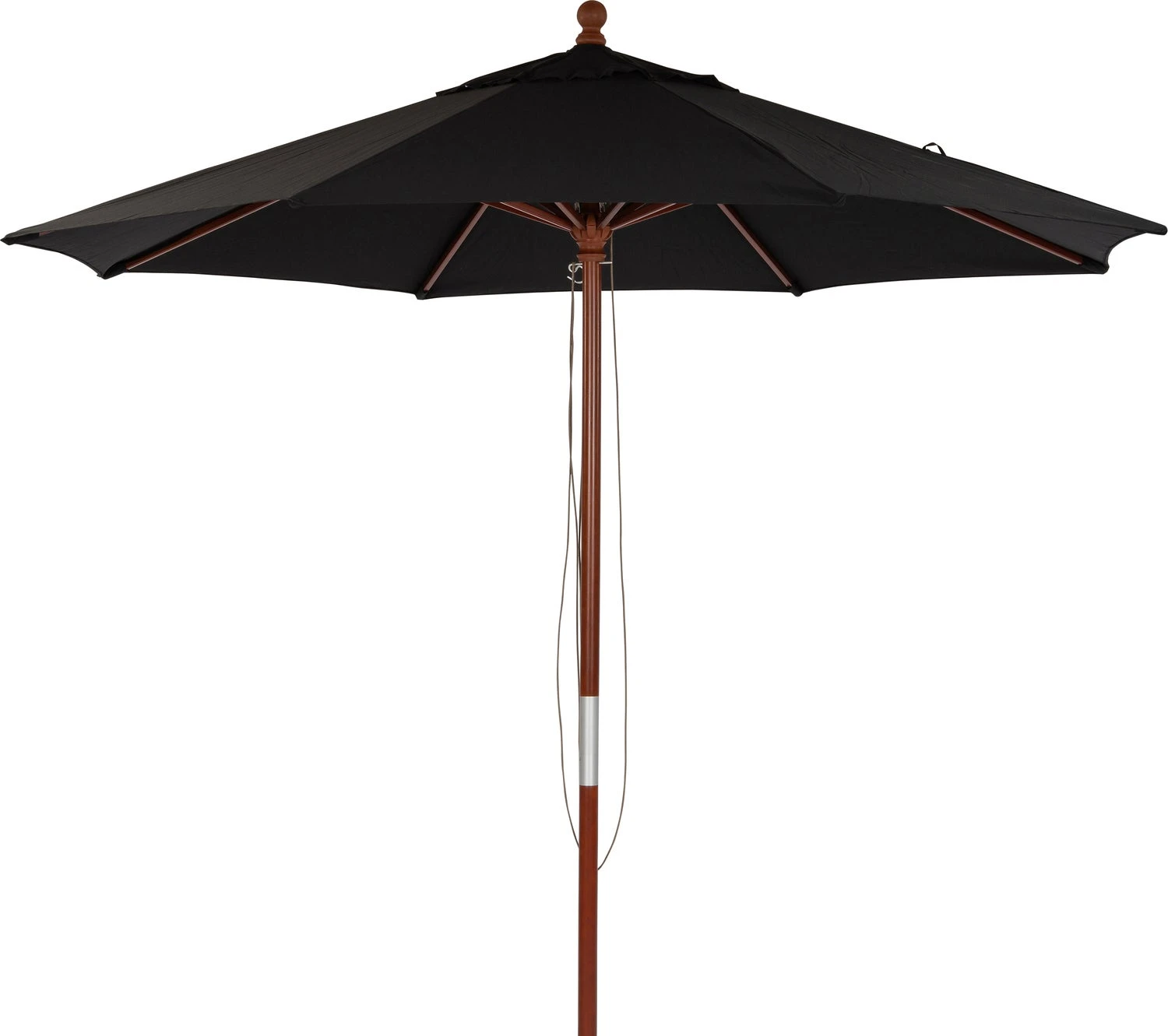 Intratuin Parasol Vienna Zwart 80+UV D 300 Cm 3 Intratuin Parasol Vienna Zwart 80+UV D 300 Cm