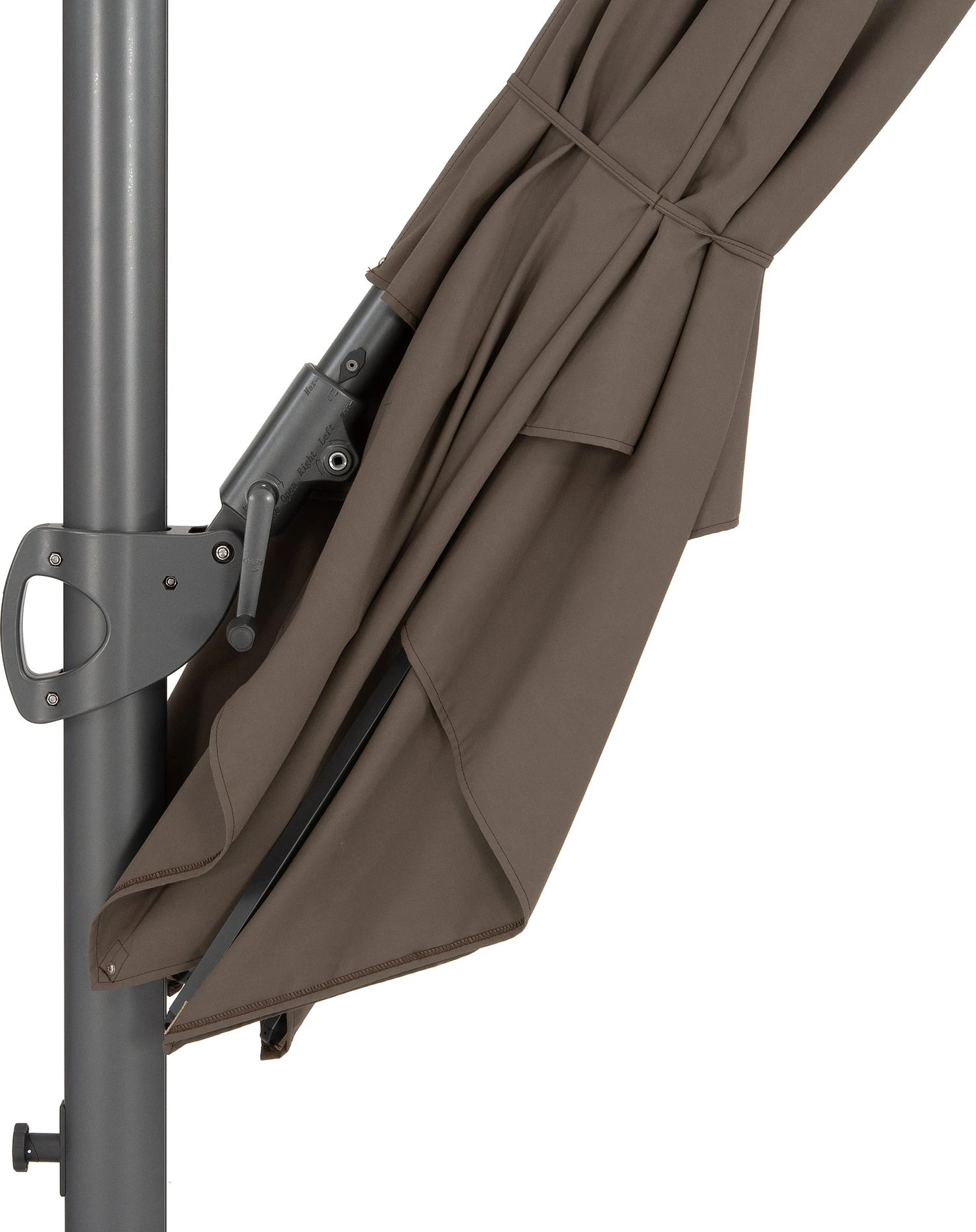 Intratuin Zweefparasol Bay Obravia Grijs / Taupe 50+UV 300 X 300 X 251 Cm 6 Intratuin Zweefparasol Bay Obravia Grijs / Taupe 50+UV 300 X 300 X 251 Cm - Afbeelding 4