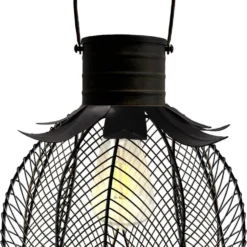 Intratuin LED Solar Hanglamp Zwart D 24 H 26 Cm