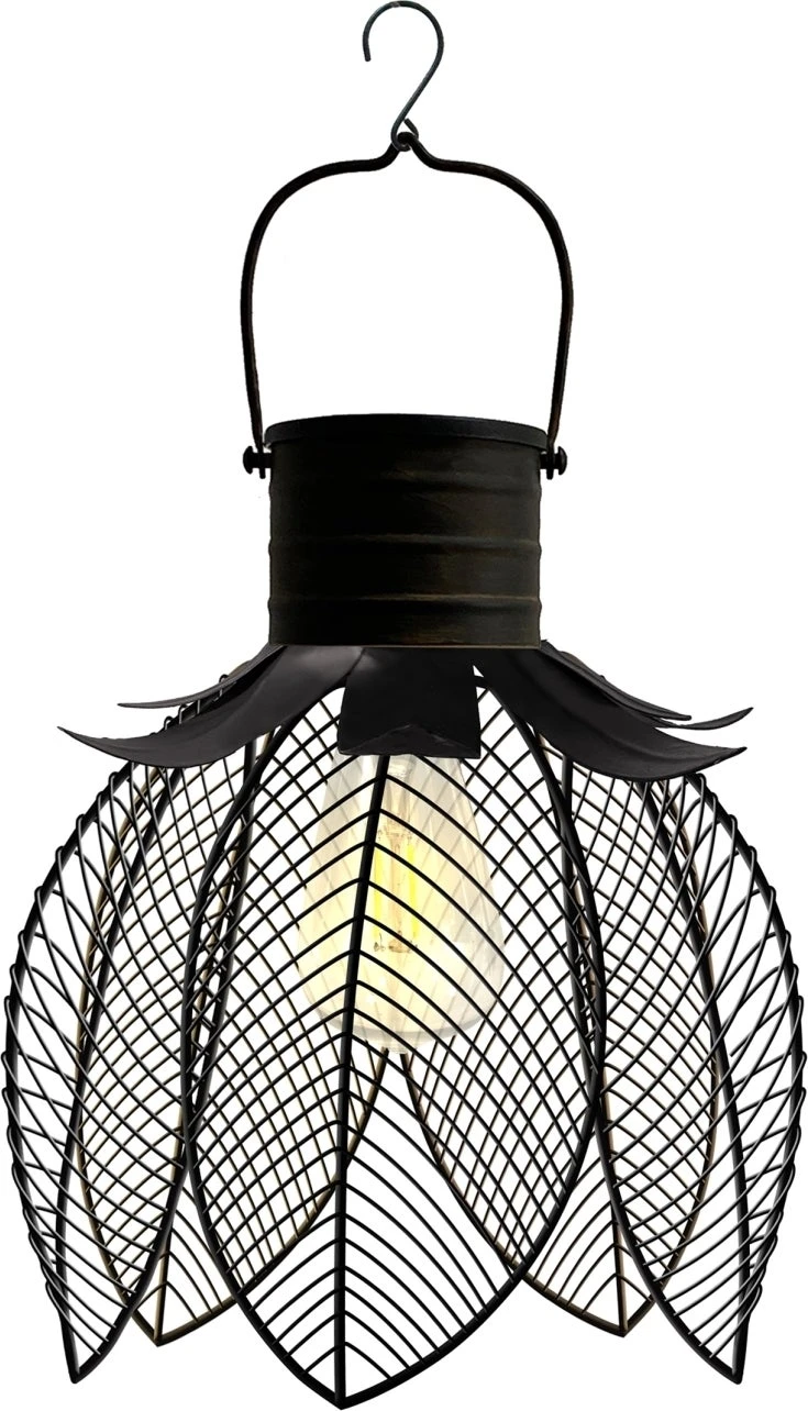 Intratuin LED Solar Hanglamp Zwart D 24 H 26 Cm 3 Intratuin LED Solar Hanglamp Zwart D 24 H 26 Cm