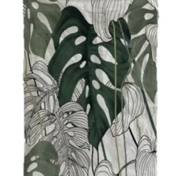 Intratuin Wanddoek Monstera Wit / Groen 135 X 100 Cm