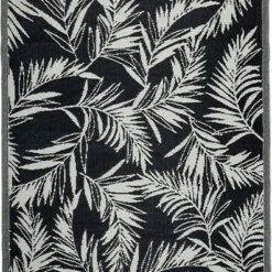 Intratuin Buitenkleed Palm Zwart 160 X 230 Cm