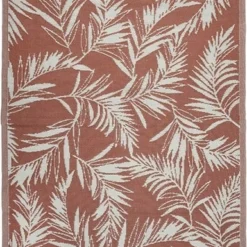 Intratuin Buitenkleed Palm Terracotta 160 X 230 Cm