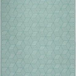 Intratuin Buitenkleed Modern Lichtblauw 150 X 210 Cm