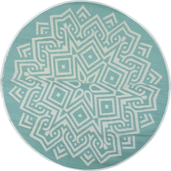 Intratuin Buitenkleed Modern Lichtblauw D 180 Cm 3 Intratuin Buitenkleed Modern Lichtblauw D 180 Cm