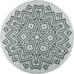 Intratuin Buitenkleed Modern Grijs D 180 Cm