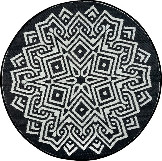 Intratuin Buitenkleed Modern Zwart D 180 Cm 3 Intratuin Buitenkleed Modern Zwart D 180 Cm