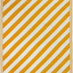 Intratuin Buitenkleed Streep Geel 120 X 180 Cm