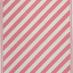 Intratuin Buitenkleed Streep Roze 120 X 180 Cm