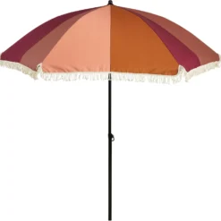 In The Mood Collection Parasol Roze Strepen UV400 D 220 H 238 Cm