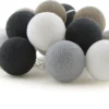 Cotton Ball Lights Lichtsnoer Shadow Starter Kit Grijs/wit 7,4 M Met 20 Lampen 2 Cotton Ball Lights Lichtsnoer Shadow Starter Kit Grijs/wit 7,4 M Met 20 Lampen -Goedkope Hof Liefde Winkel 8852310627680 0 1