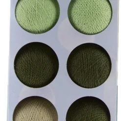 Cotton Ball Lights Lichtsnoer Frog Starter Kit Crème/groen 7,4 M Met 20 Lampen -Goedkope Hof Liefde Winkel 8852310627703 3