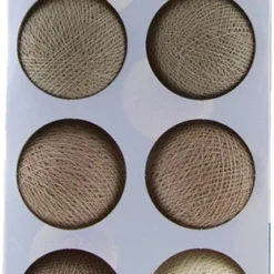 Cotton Ball Lights Lichtsnoer Bonbon Extension Kit Bruin 2,4 M Met 20 Lampen -Goedkope Hof Liefde Winkel 8852310627734 3