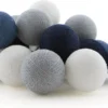 Cotton Ball Lights Lichtsnoer River Starter Kit Blauw/wit 7,4 M Met 20 Lampen 1 Cotton Ball Lights Lichtsnoer River Starter Kit Blauw/wit 7,4 M Met 20 Lampen -Goedkope Hof Liefde Winkel 8852310627741 0 1