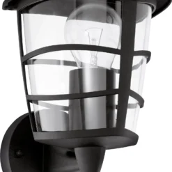 Eglo Wandland Aloria Opwaarts Zwart 18 X 20 X 23,5 Cm