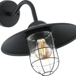 Eglo Wandlamp Melgoa Zwart 31,6 X 37,2 X 26,2 Cm
