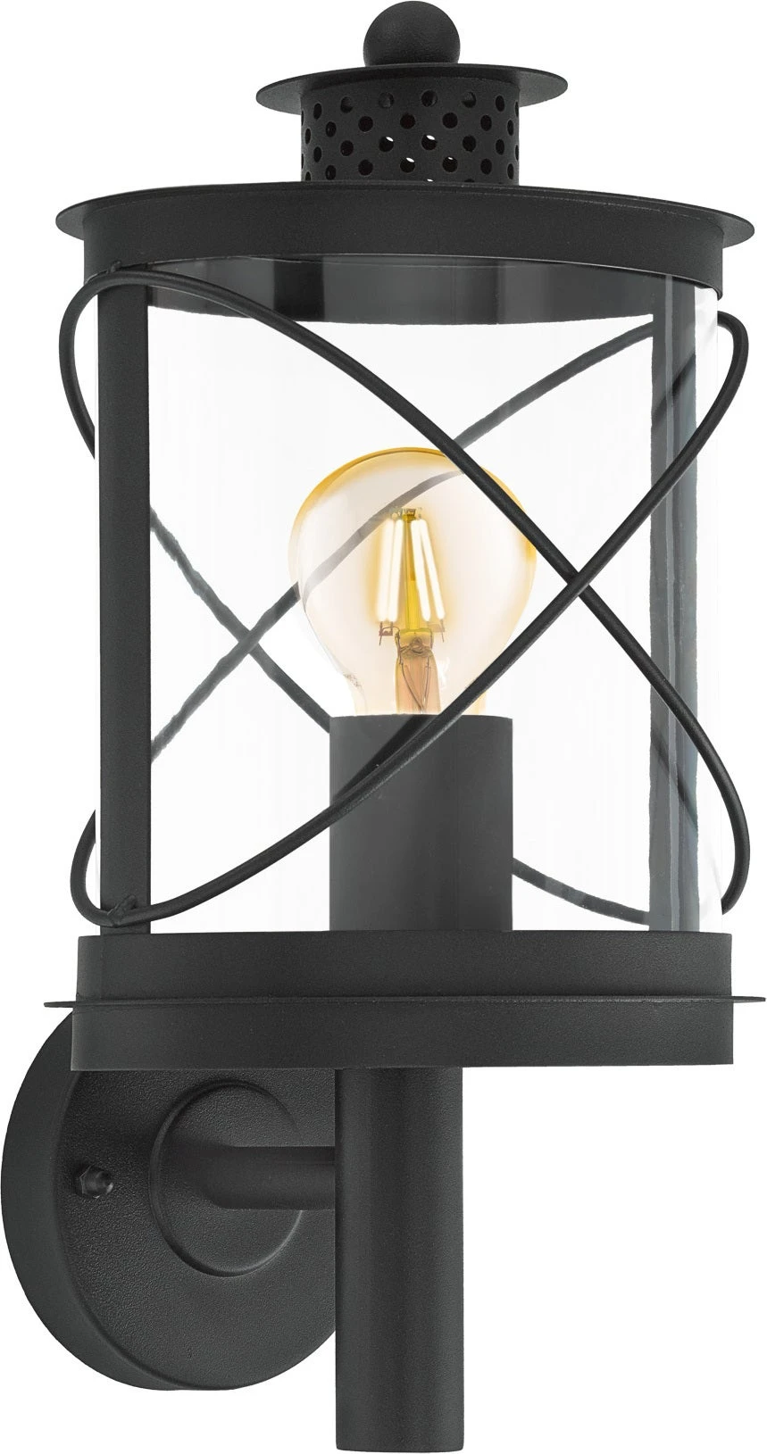 Eglo Wandlamp Hilburn Zwart 17 X 21 X 38 Cm 3 Eglo Wandlamp Hilburn Zwart 17 X 21 X 38 Cm