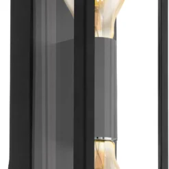 Eglo Wandlamp Almonte Zwart 11 X 16 X 39,5 Cm