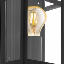 Eglo Wandlamp Almonte Zwart 10 X 17 X 29,5 Cm